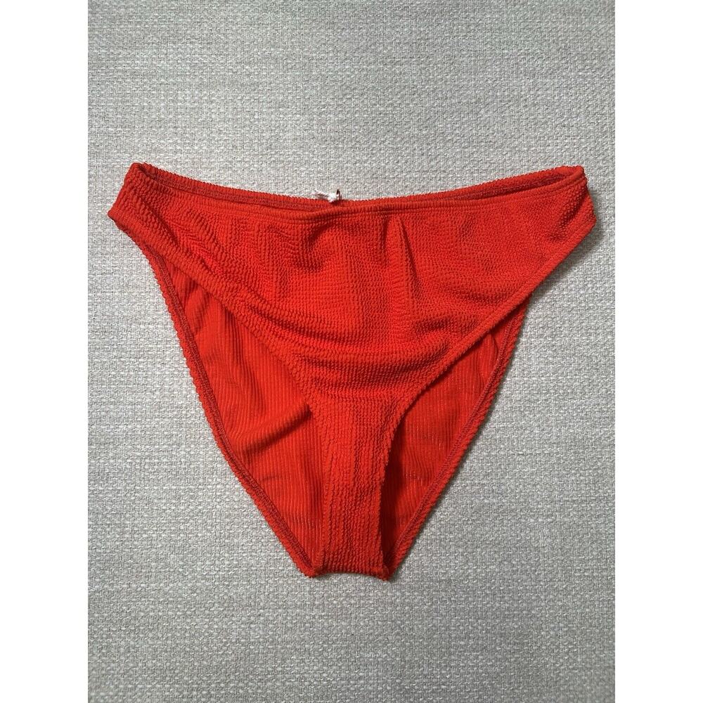 Good American ALWAYS BETTER BIKINI CHEEKY GSW0145 Bright Poppy002 Size 5/6 (1XL)